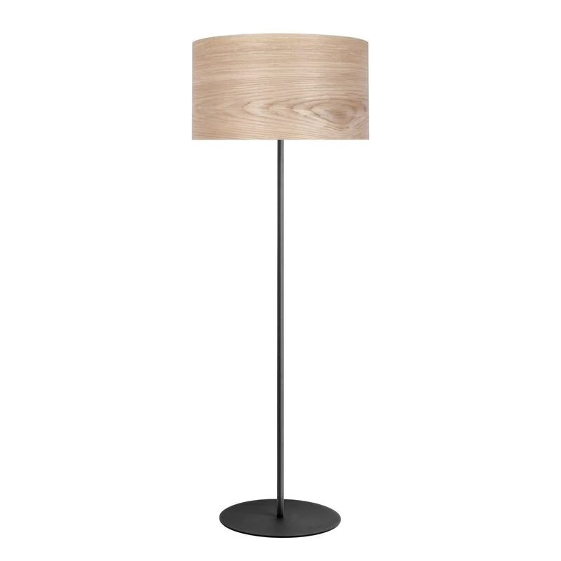 B-Ware Envostar Veneer Stehleuchte Standlampe Standleuchte Lampe E27 kernholz esche