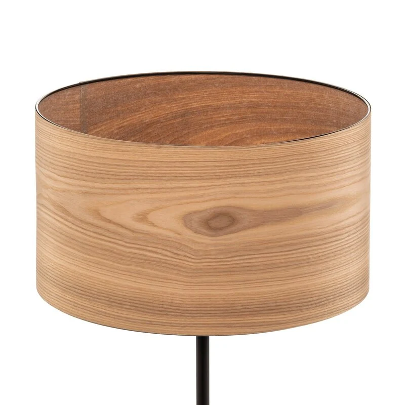 B-Ware Envostar Veneer Stehleuchte Standlampe Standleuchte Lampe E27 kernholz esche