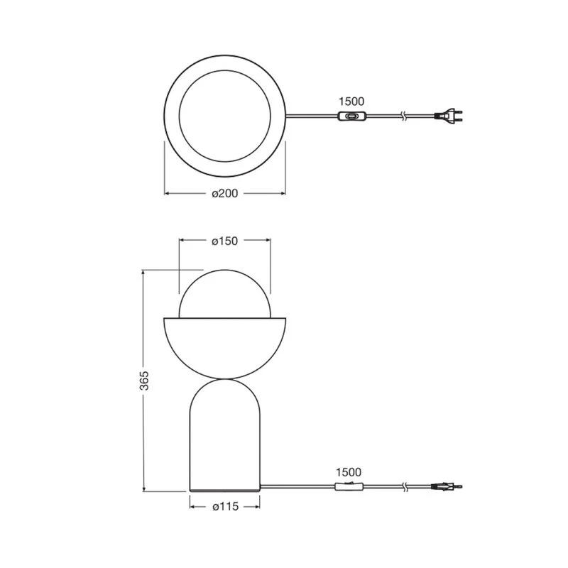 B-Ware OSRAM Tischleuchte Leuchte Decor Bowl grün gelb Stahl E14 Tischlampe Beleuchtung