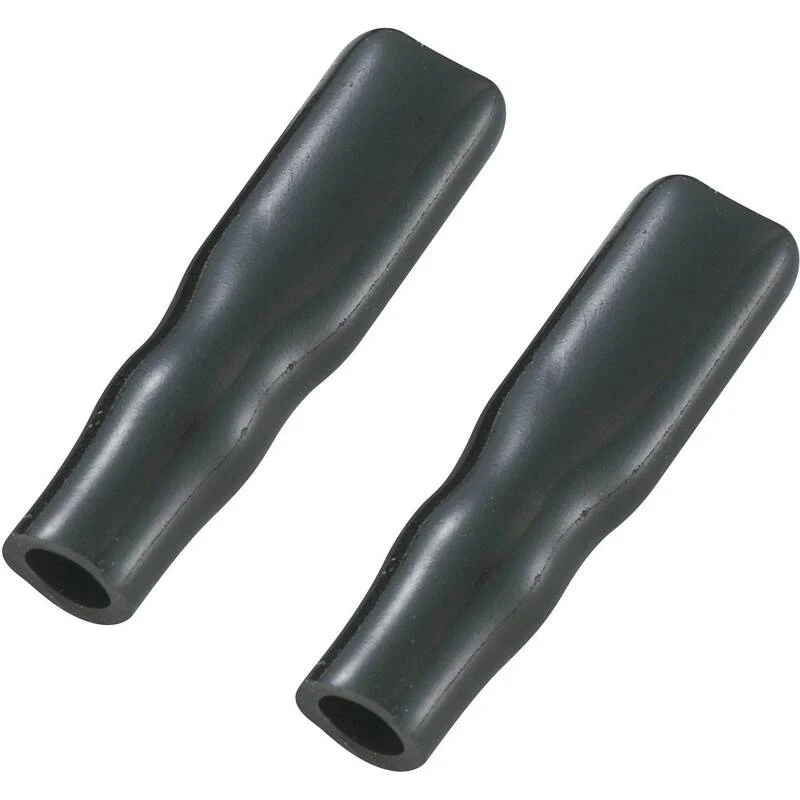 400x B-Ware TRU COMPONENTS Isolierhülse Schutzkappe Flachstecker 4.8 mm Schwarz 400 Stück