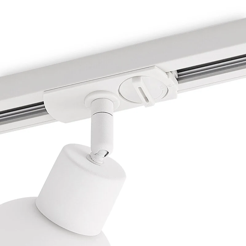 3x B-Ware Lindby Schienenspot Leuchte E14 weiß Schienensystem 1-Phasen 3 STÜCK