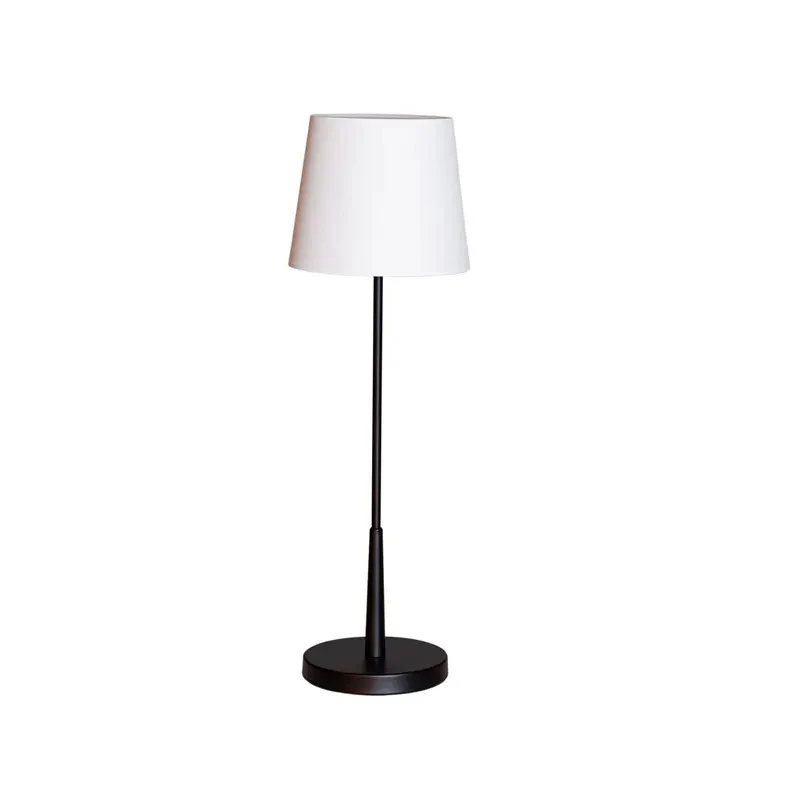 B-Ware By Rydéns Tischlampe Lampe Lumi 69cm Dekoleuchte LED schwarz weiß Textil