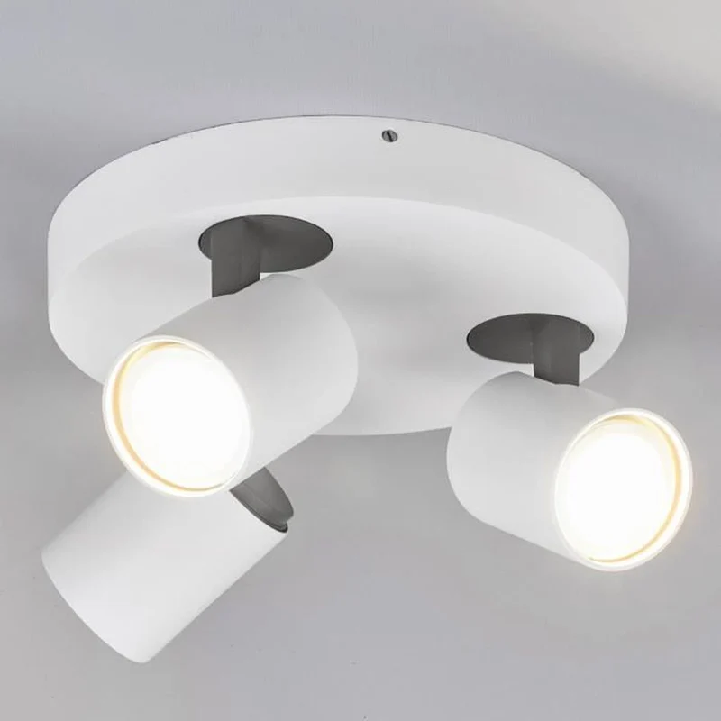 B-Ware Lampenwelt 3-flammiges LED-Deckenrondell Deckenlampe Lampe Leuchte Decke Sean