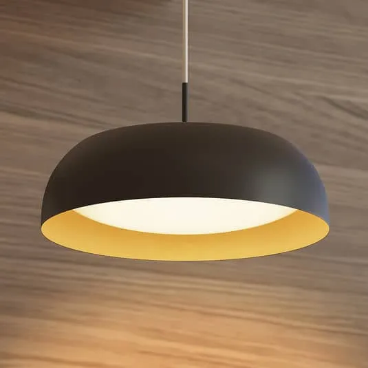 B-Ware Arcchio Karuna LED-Hängeleuchte Hängeleuchte Lampe Leuchte schwarz gold Metall