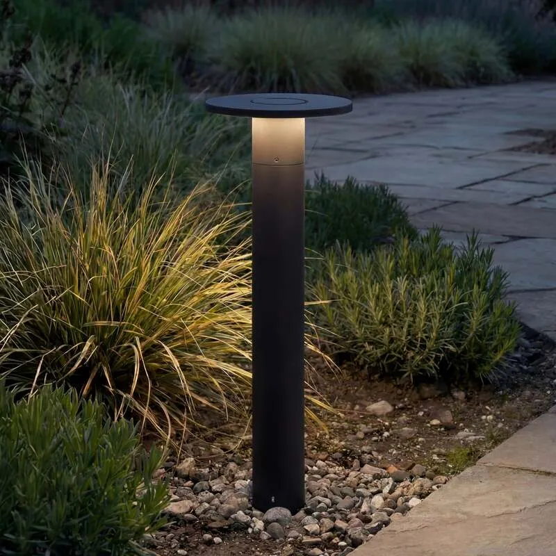 B-Ware Arcchio Wegeleuchte Gartenleuchte Tovio LED Pollerleuchte anthrazit 65cm hoch