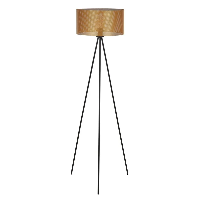B-Ware Euluna Stehleuchte Zofia Stehlampe Lampe goldfarben Beleuchtung Wohnzimmer
