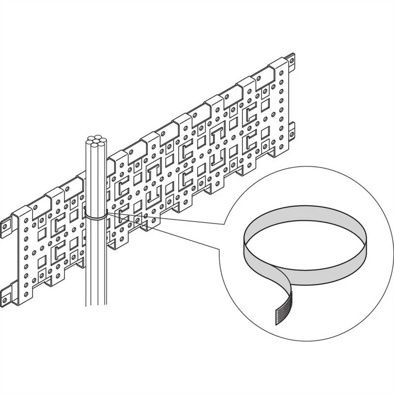 B-Ware SCHROFF Klettband KLETTVERSCHLUSS Kabelmanagement 4St 300lang Rackzubehör