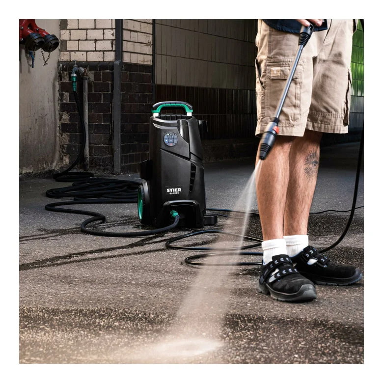 B-Ware STIER Hochdruckreiniger Reinigungsgerät DIG-140 Wasserfilter Schaumsystem 450l/h