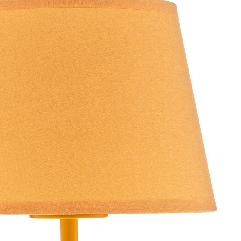 B-Ware TK Lighting Tischlampe Nicola LED Leuchte Tischleuchte gelb 37cm Höhe 20cm Licht