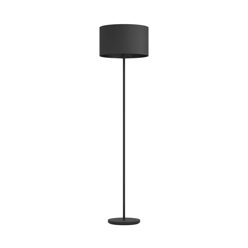 B-Ware Eglo Stehleuchte Stehlampe Maserlo Standleuchte Höhe 151 cm Stoff/Stahl schwarz