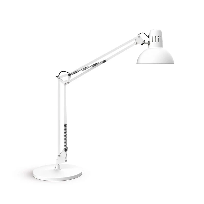 B-Ware Maul LED Schreibtischleuchte Tischlampe MAULstudy weiß Stahl 49 cm E27