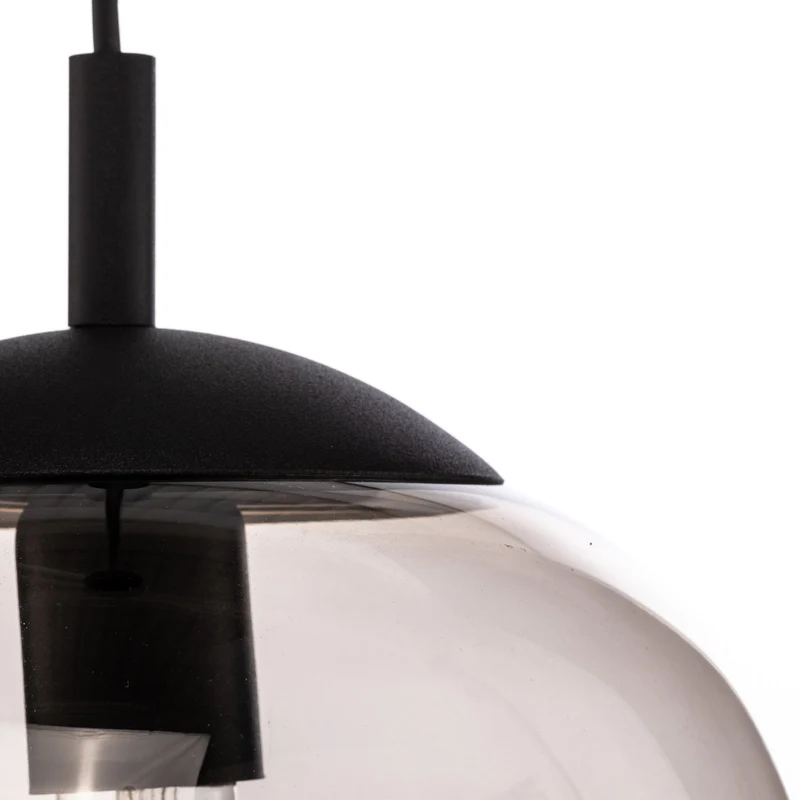 B-Ware TK Lighting Vibe Hängeleuchte Pendelleuchte Glas braun transparent Lampenschirm
