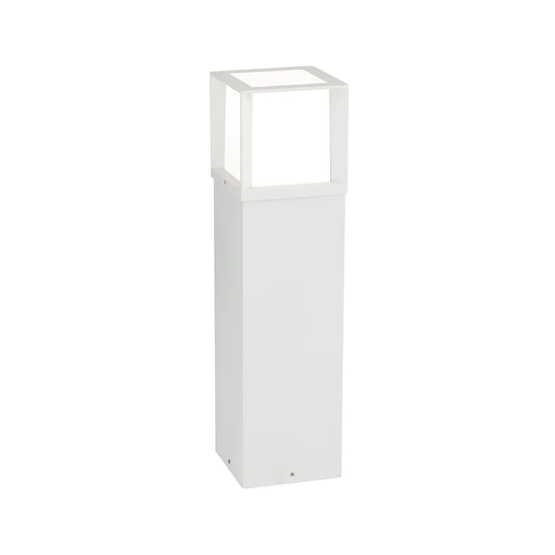 B-Ware Orion Wegelampe Henry Wegleuchte LED Außenlampe weiß Höhe 60 cm Alu Edelstahl