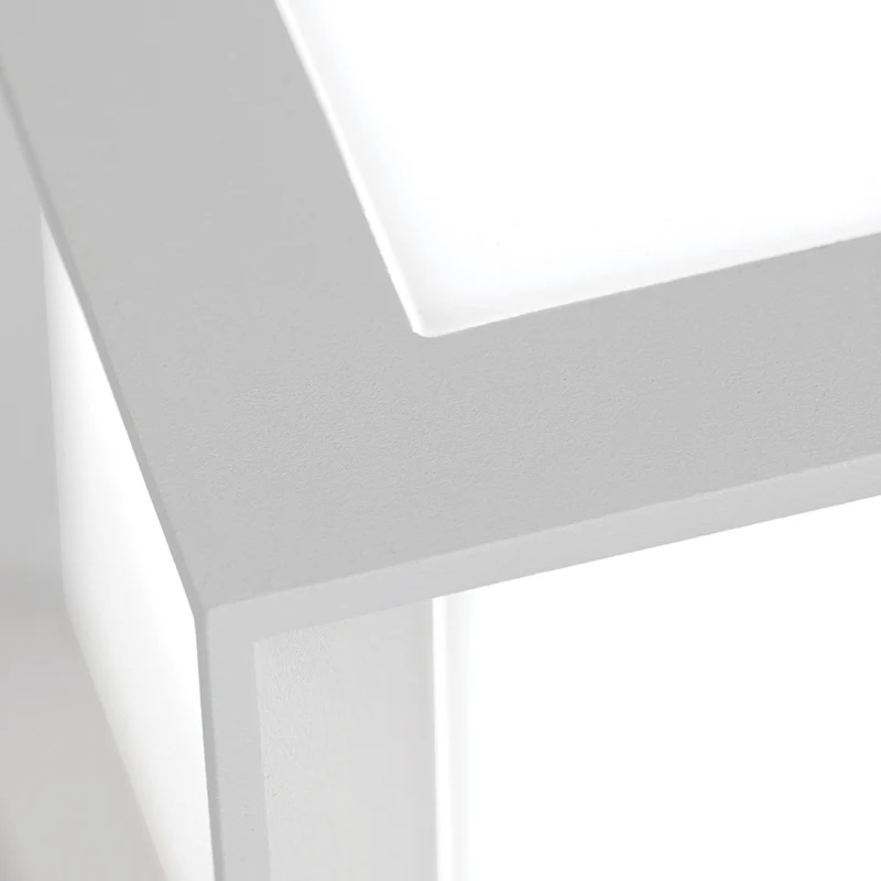 B-Ware Orion Wegelampe Henry Wegleuchte LED Außenlampe weiß Höhe 60 cm Alu Edelstahl