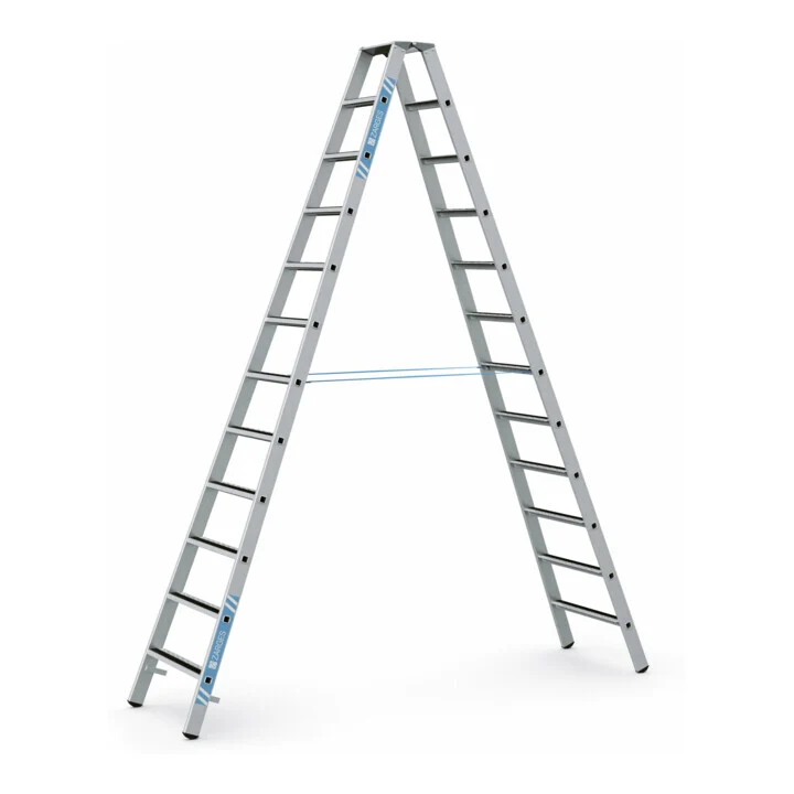B-Ware ZARGES Stehleiter Aluleiter R13step B LM Stufen 2x12 SIEHE TEXT/FOTO