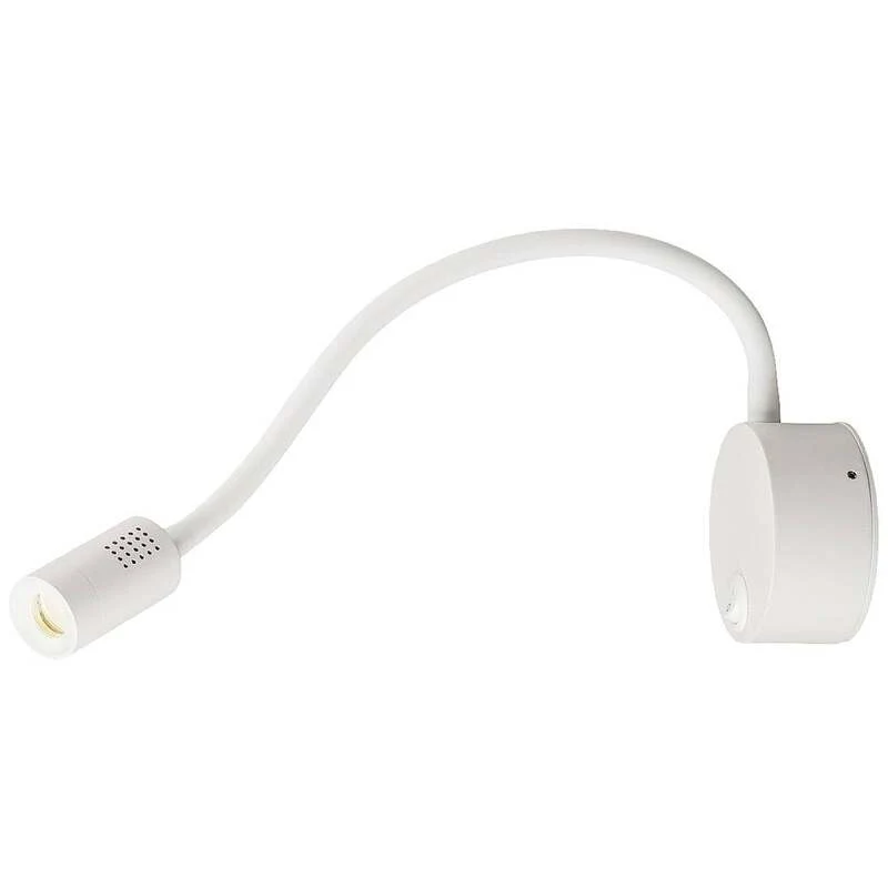B-Ware SLV Klemmleuchte Leuchte LED Flexlampe fest eingebaut weiss Aluminium 1x1.9W