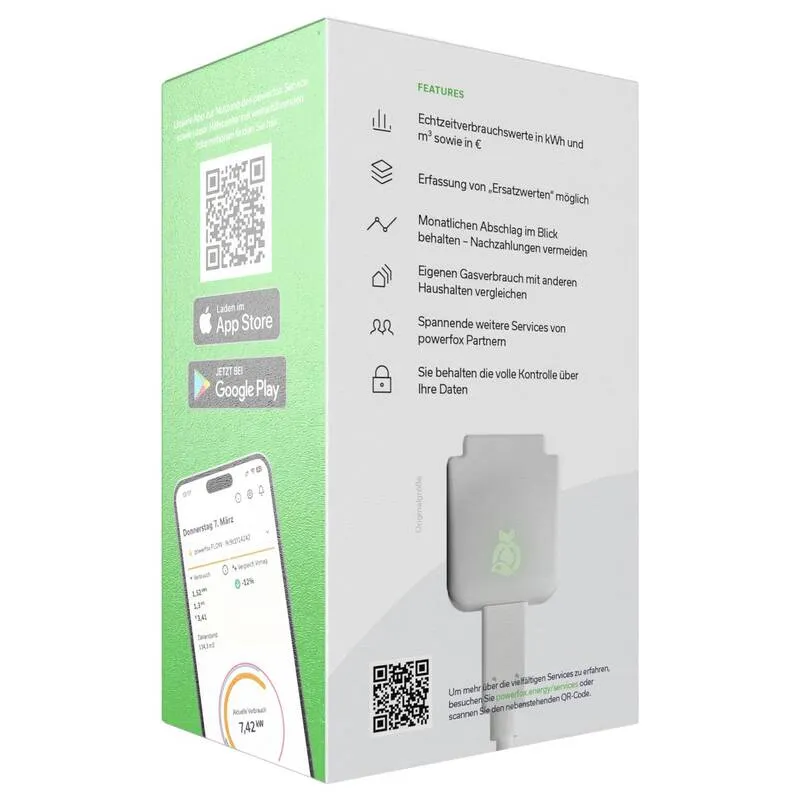 B-Ware Powerfox Energiekostenmessgerät Zähler FLOW Volumen Alarmfunktion Datenlogger