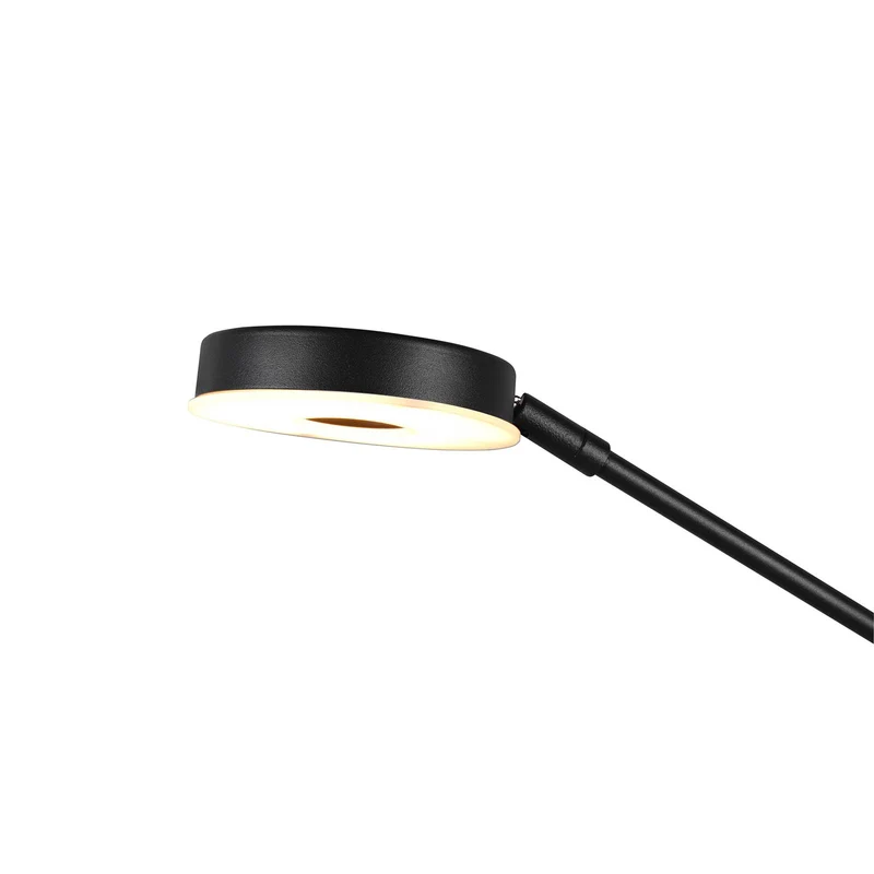 B-Ware Trio Lighting Deckenfluter Stehlampe LED Leselicht Barrie schwarz matt Metall