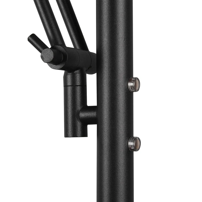 B-Ware Trio Lighting Deckenfluter Stehlampe LED Leselicht Barrie schwarz matt Metall