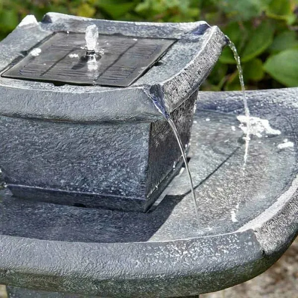 B-Ware Smart Garden Pagoda Brunnen Wasserspiel Zimmerbrunnen Gartenbrunnen Deko Outdoor