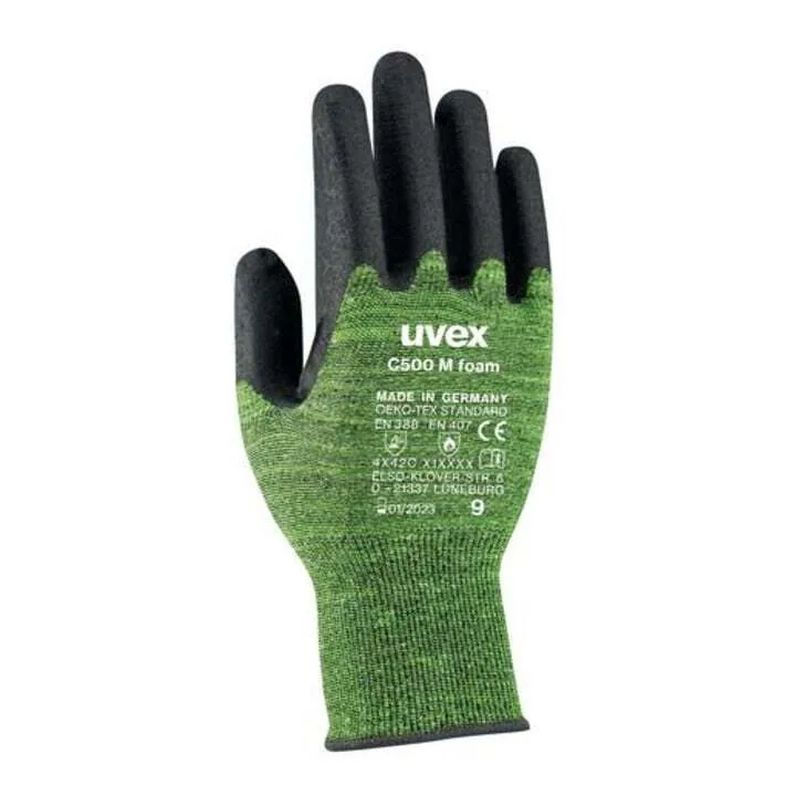 B-Ware Uvex Schnittschutzhandschuhe C500M Handschuhe bamboo Twinflex SoftGrip-Foam