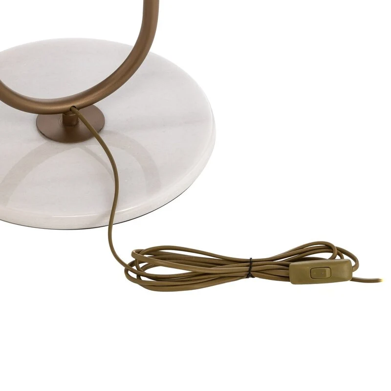 B-Ware Avonni Stehlampe Lampe Leuchte LM-9112-1E Marmorfuß SIEHE TEXT/FOTO
