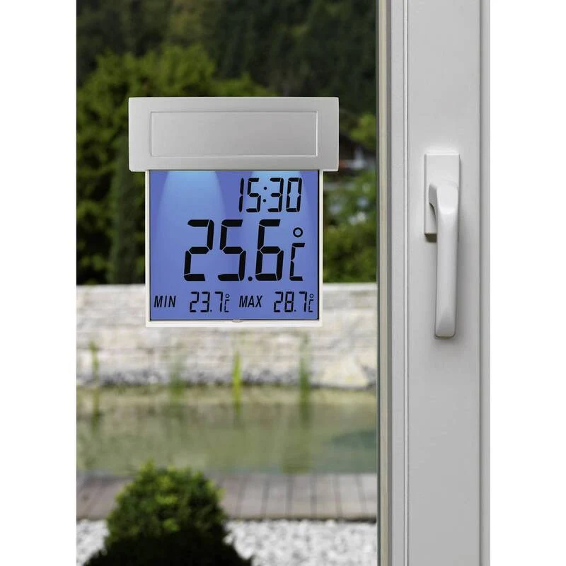 B-Ware TFA Solar-Fenster-Thermometer Digital Innentemperatur -10 bis +50 °C