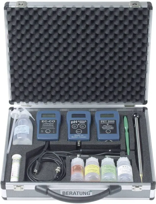 B-Ware Stelzner Bodenanalyse Set Kit pH Nitrat Messung Bodenanalyse SIEHE TEXT/FOTO