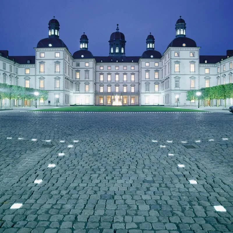 B-Ware Top Light Pflasterstein Light Stone Beton LED Leuchte 8x8cm IP68 befahrbar Licht
