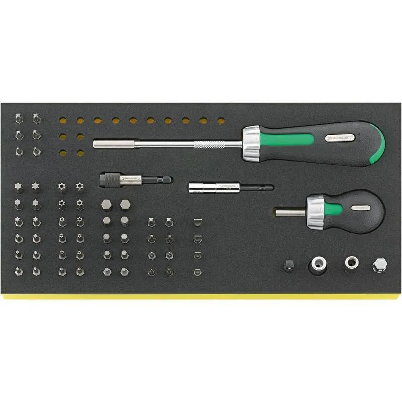 B-Ware Stahlwille Bit Ratschen-Sschraubendreher-Satz 60-teilig TCS 4008/8/52 Set