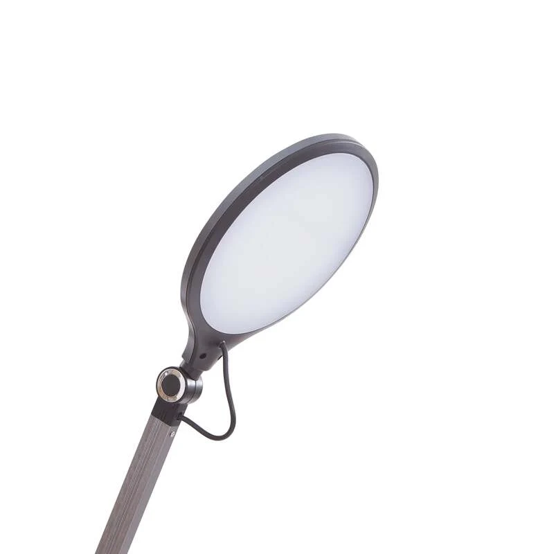 B-Ware Lindby Tischleuchte Nyxaris LED Lampe dimmbar Touchdimmer grau 50cm CCT 3-stufig