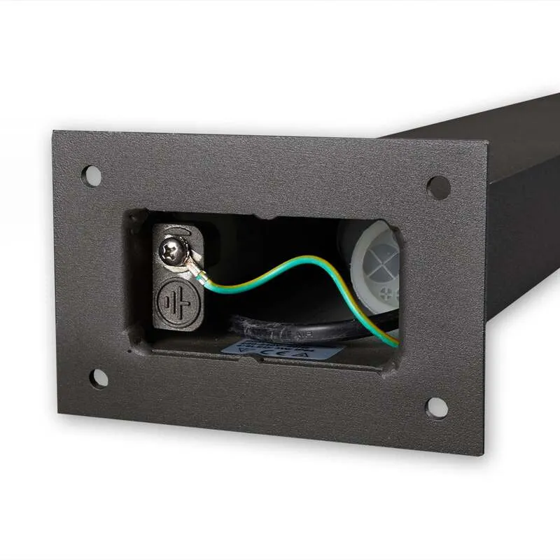 B-Ware Lucande Wegeleuchte Gartenleuchte Lennik LED Pollerleuchte anthrazit 100cm IP54