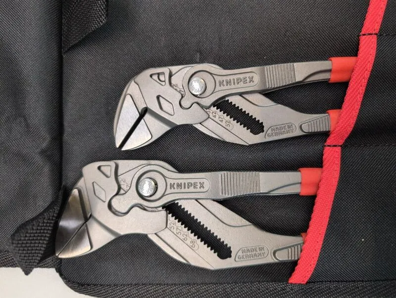 B-Ware Knipex Zangen-Set 3-teilig Kombizange Gripzange Wasserpumpenzange 330x115x48mm