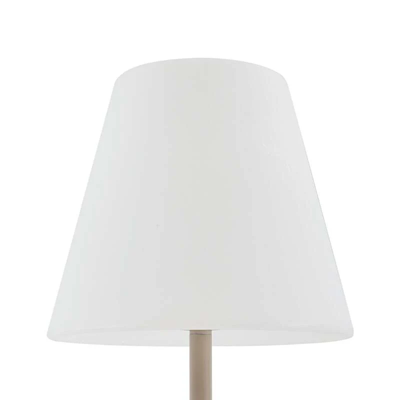 B-Ware Lucande Terrassenleuchte Jaimy LED Gartenlampe Außenleuchte beige 152,5cm