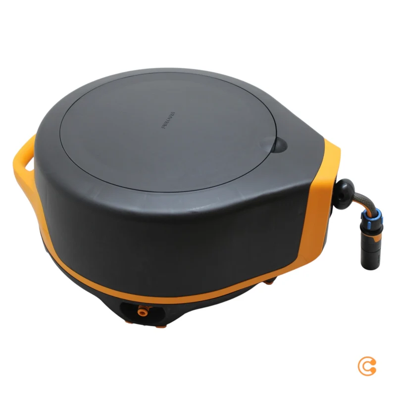 B-Ware Fiskars Schlauchbox Schlauchtrommel X-Series Waterwheel Automatisch XL Set