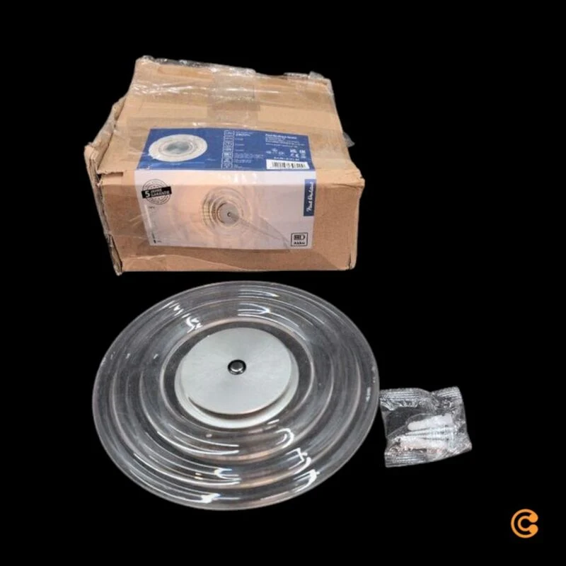 B-Ware Paul Neuhaus Wandleuchte Wandlampe LED Akku Glas Eisen transparent stahl dimm392