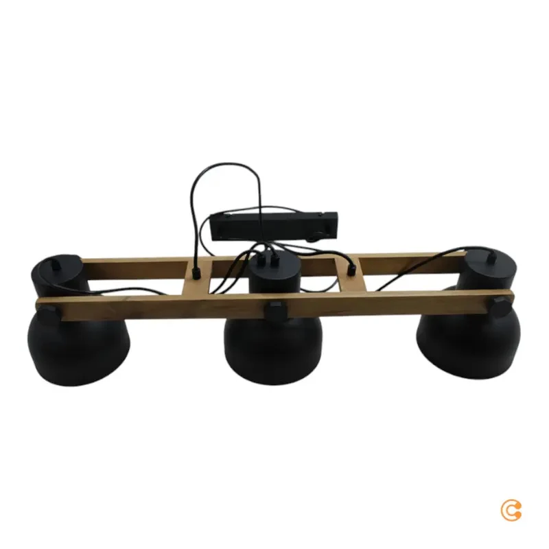 B-Ware JUST LIGHT Hängeleuchte Pendellampe Cup 2.0 schwarz Metall 3-flammig E27 mod786