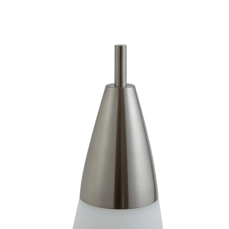B-Ware Lucande Stehleuchte Standlampe LED Tarell weiß nickel dimmbar Wohnzimmerlampe