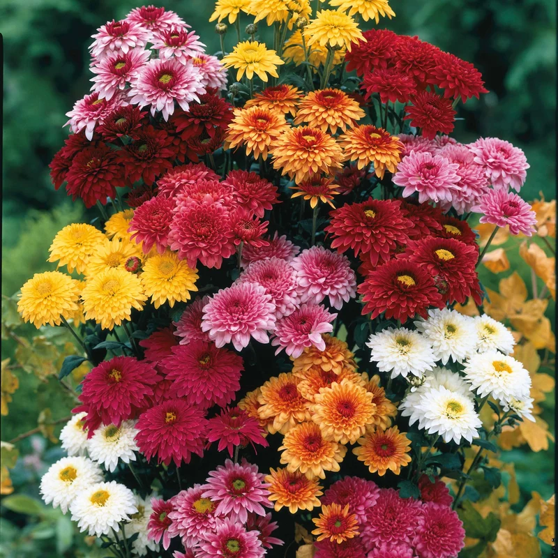 Herbst-Chrysanthemen Mischung (x3)