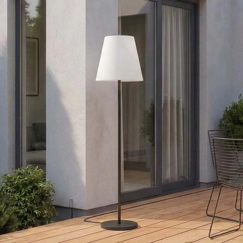 B-Ware Lucande Außenleuchte Gartenleuchte Jaimy LED Pollerleuchte schwarz 150cm IP65