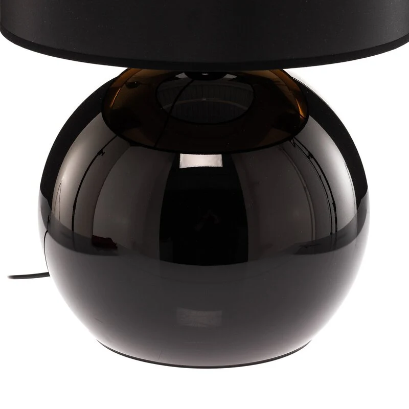 B-Ware TK Lighting Tischleuchte Palla Ø 36 cm schwarz/gold Lampe Leuchte Leselampe E27