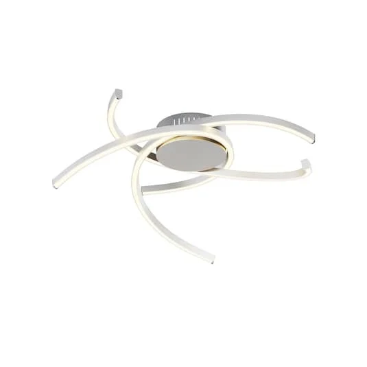 B-Ware Lindby Katris LED-Deckenlampe Deckenlampe Lampe Leuchte 19W IP20 58 cm, alu