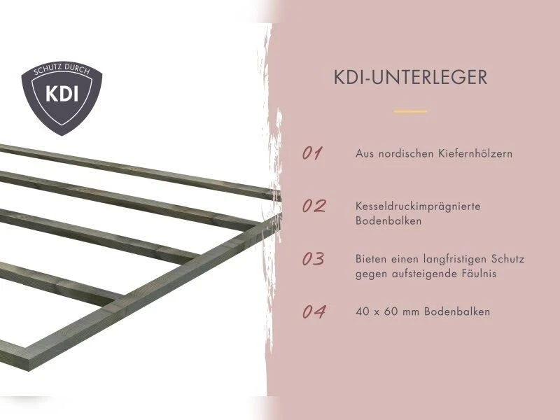 Karibu Hybrid Saunahaus Ares 3, naturbelassen/anthrazit -inkl. 11 kW Ofen ext. Steuerung-