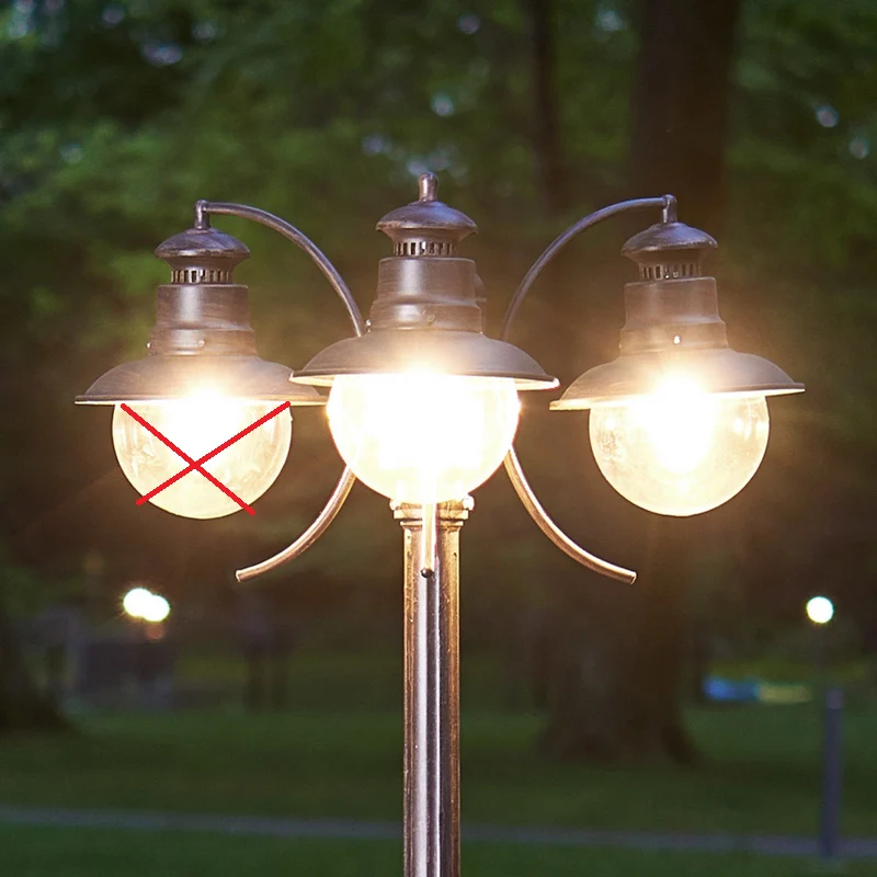 B-Ware Lindby Kandelaber Eddie Gartenleuchte Gartenlampe Lampe Leuchte SIEHE TEXT/FOTO