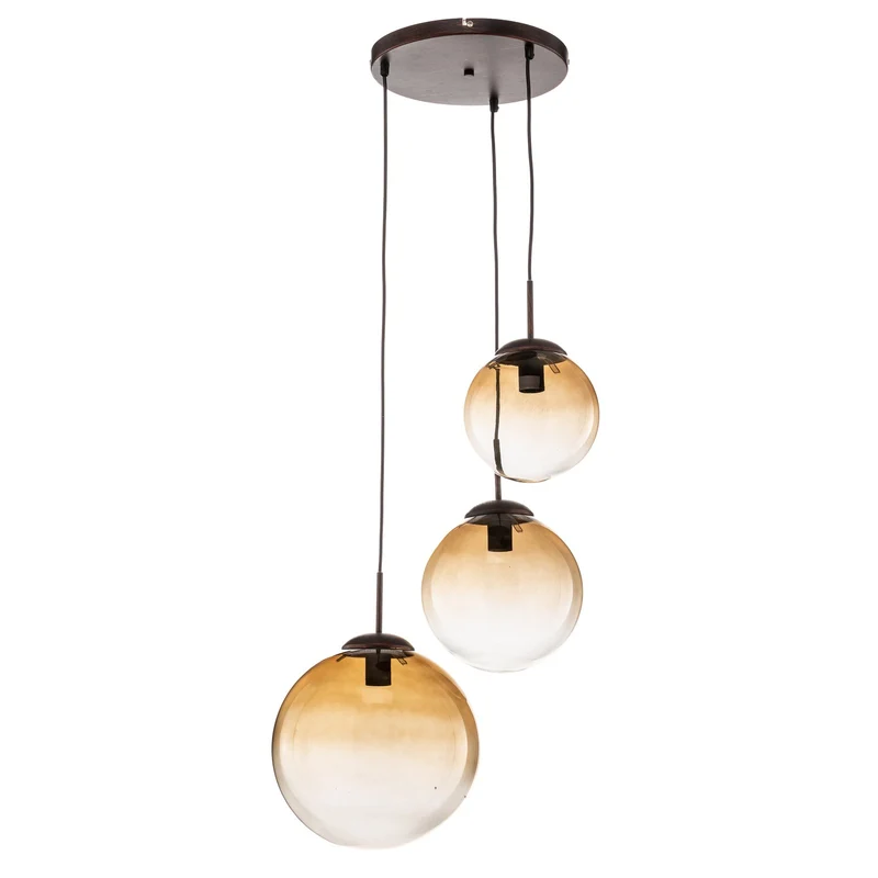 Globo Glas-Hängeleuchte Varus Hängeleuchte Lampe Leuchte amber SIEHE TEXT/FOTO