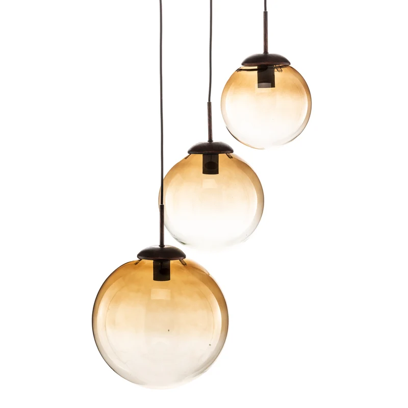 Globo Glas-Hängeleuchte Varus Hängeleuchte Lampe Leuchte amber SIEHE TEXT/FOTO