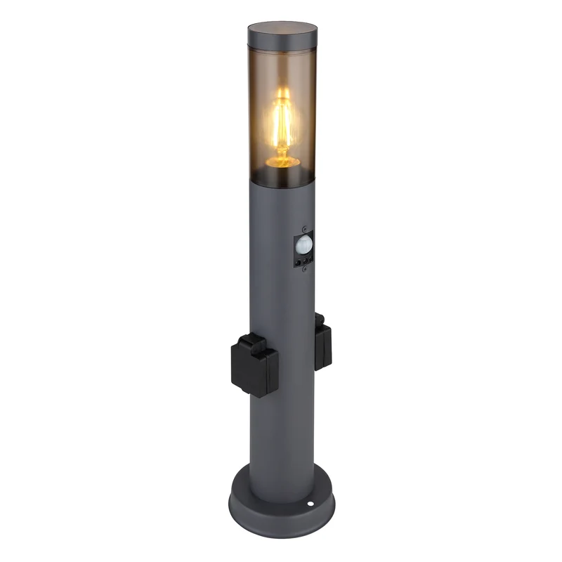 B-Ware Globo Wegeleuchte Weglampe Lampe Leuchte Outdoor Boston Steckdosen und Sensor