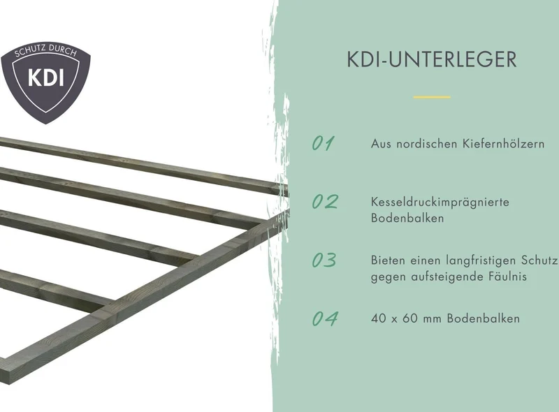 Norlinio Hybrid Gartenhaus Woodtallic 3, terragrau/anthrazit, inkl. Fußboden und Anbaudach