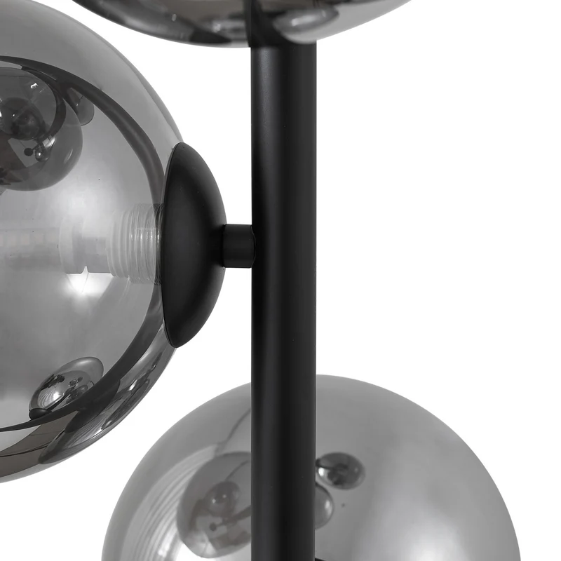 B-Ware Lindby Stehleuchte Lampe Orbelia Standleuchte Glas schwarz LED SIEHE TEXT/FOTO