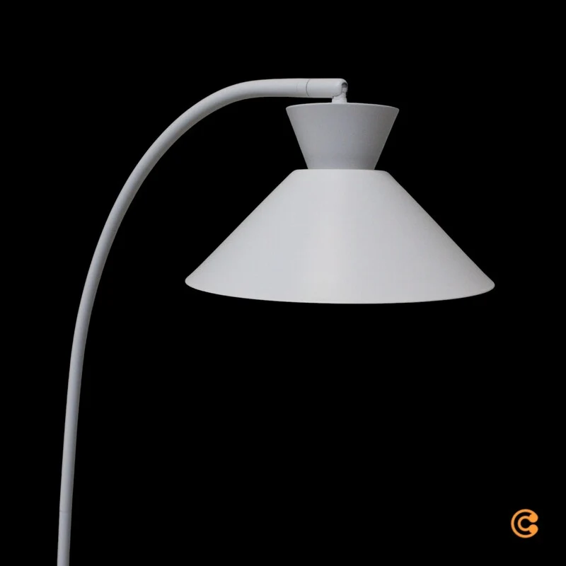 B-Ware Nordlux Stehleuchte Lampe Dial weiß schwenkbarer Kopf E27 mit Schalter 150cm417